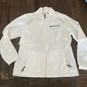 TOUS Women's White Windbreaker Jacket